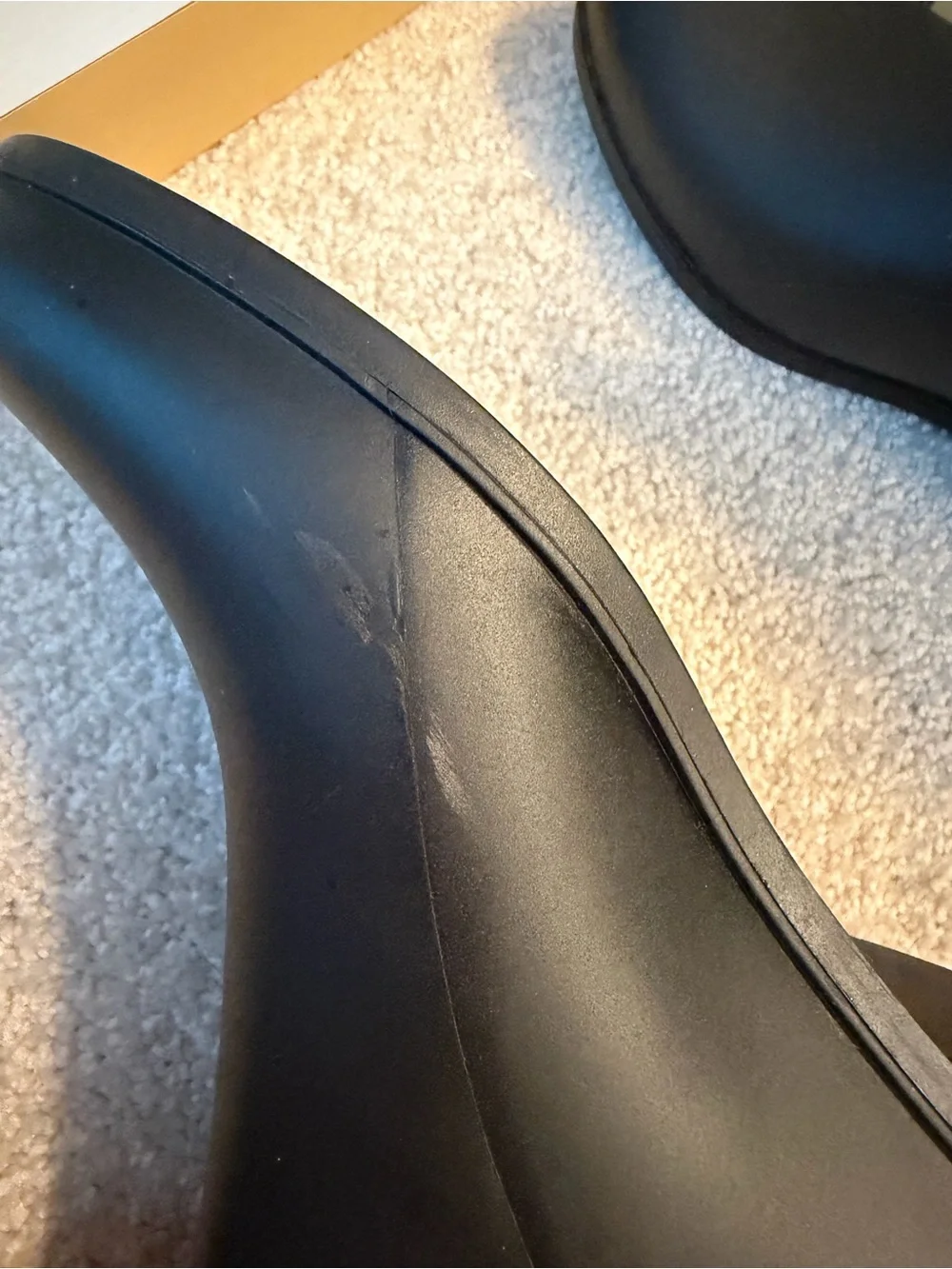Michael Kors Matte Black Chelsea Ankle Rain Booties